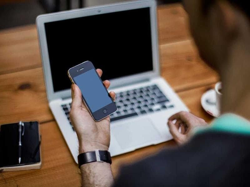 Sunset over Marrakech with terracotta buildings
